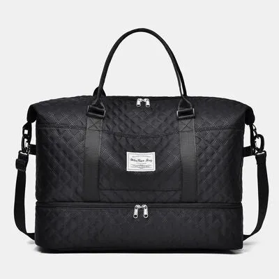 Diamond Grid Oxford stoffen oversized reistas