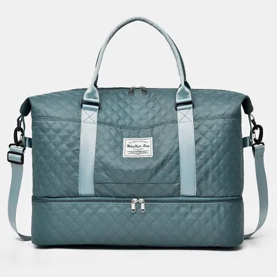 Diamond Grid Oxford stoffen oversized reistas