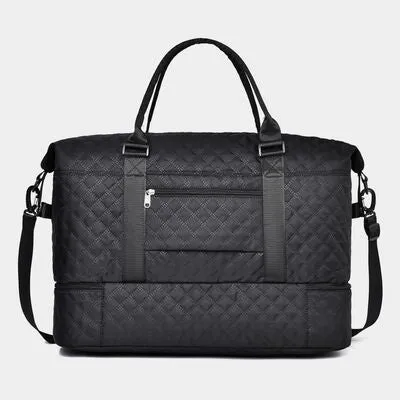 Diamond Grid Oxford stoffen oversized reistas