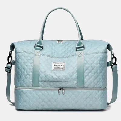 Diamond Grid Oxford stoffen oversized reistas
