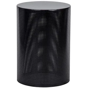 Dixon Side Table, Large, Black Steel