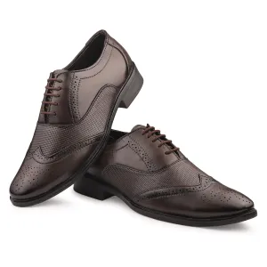 Dusk N Dazzling Brown Brogues for Men