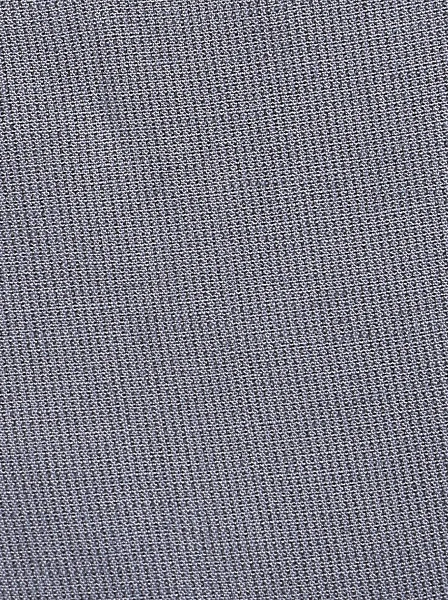 Dusty Blue Solid Slim Fit Casual Trouser | JadeBlue