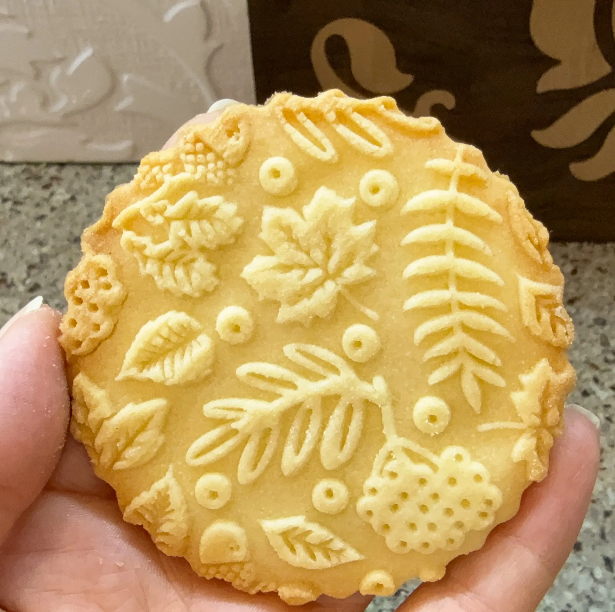 Fall Leaves Embossed Rolling Pin, Maple, Acorns, Rowan Texture for Clay and Cookie, Bakery Craft, Pottery Roller, Gift for the Ceramist