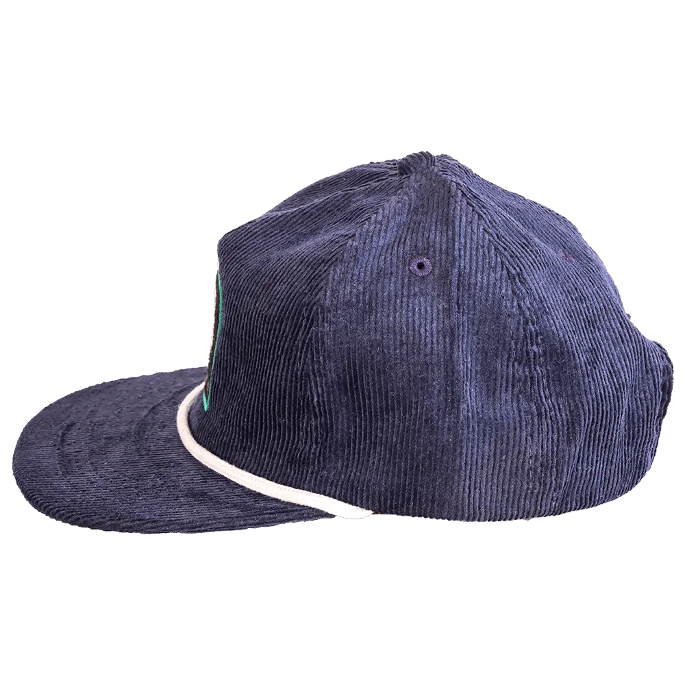 F*ck Plastic Hemp Corduroy Strapback | Blue