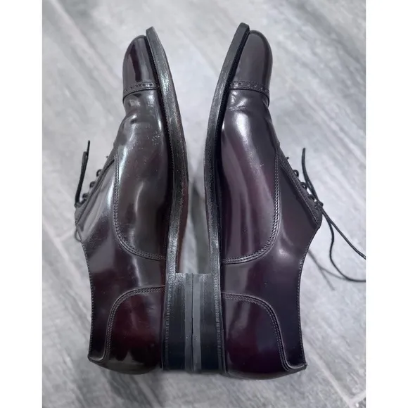 Florsheim Men's Lexington Cap Toe Oxford, Burgundy, 9 691817 Cherry Wood