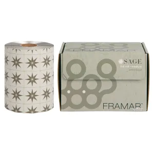 Framar Neutrals Sage Embossed Roll