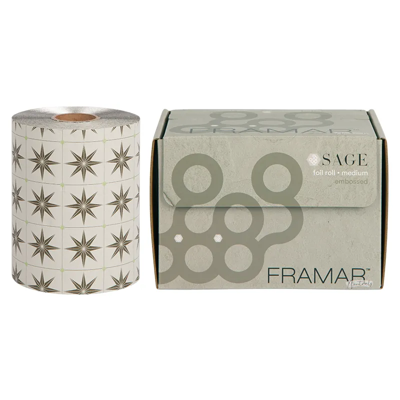 Framar Neutrals Sage Embossed Roll