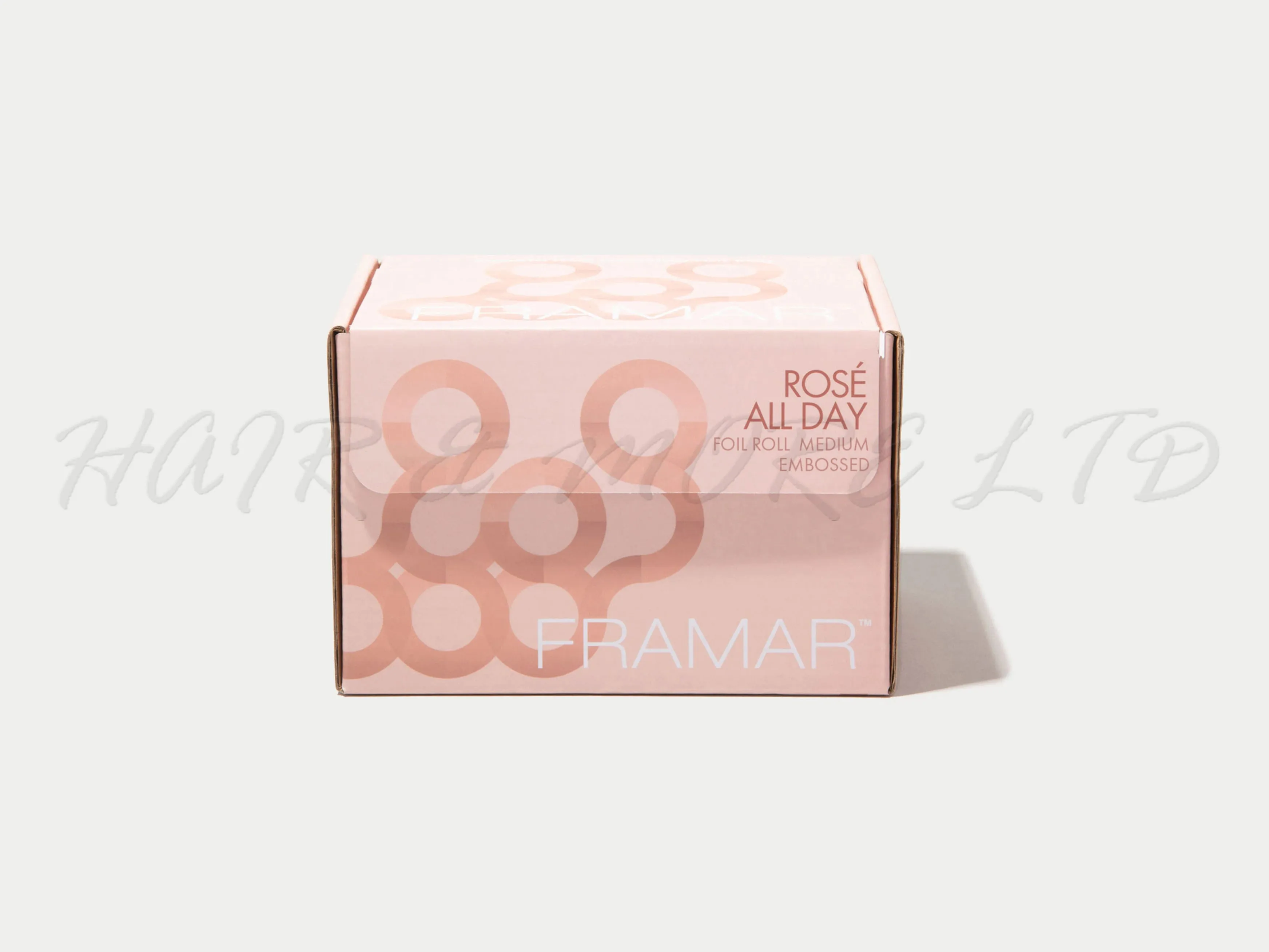 Framar Rose All Day Embossed Roll Foil 97.5m (320ft) (12pc CARTON)