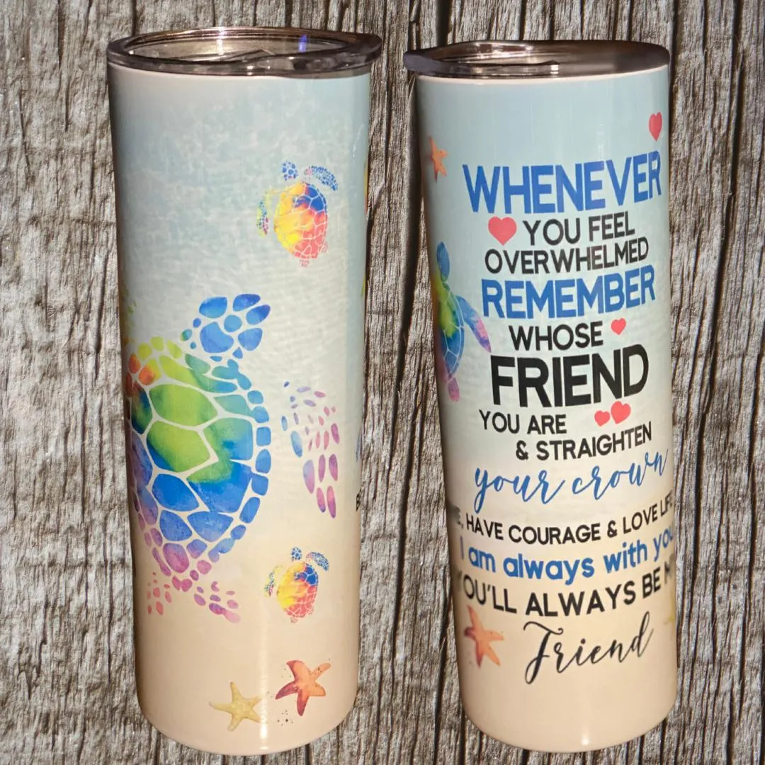 Friends & multi color turtles Glitter