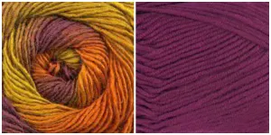 FUCHSIA   FOLIAGE - Embossed Phoenix Vortex Shawl KIT