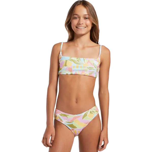 Girl's Tropic Crush Reversible Square Crop Set