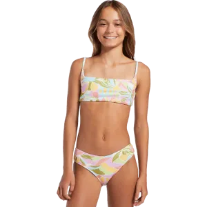 Girl's Tropic Crush Reversible Square Crop Set
