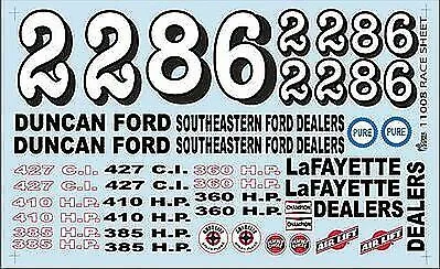 Gofer Racing Race Sheet Gofer Racing | No. 11008 | 1:24