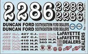 Gofer Racing Race Sheet Gofer Racing | No. 11008 | 1:24