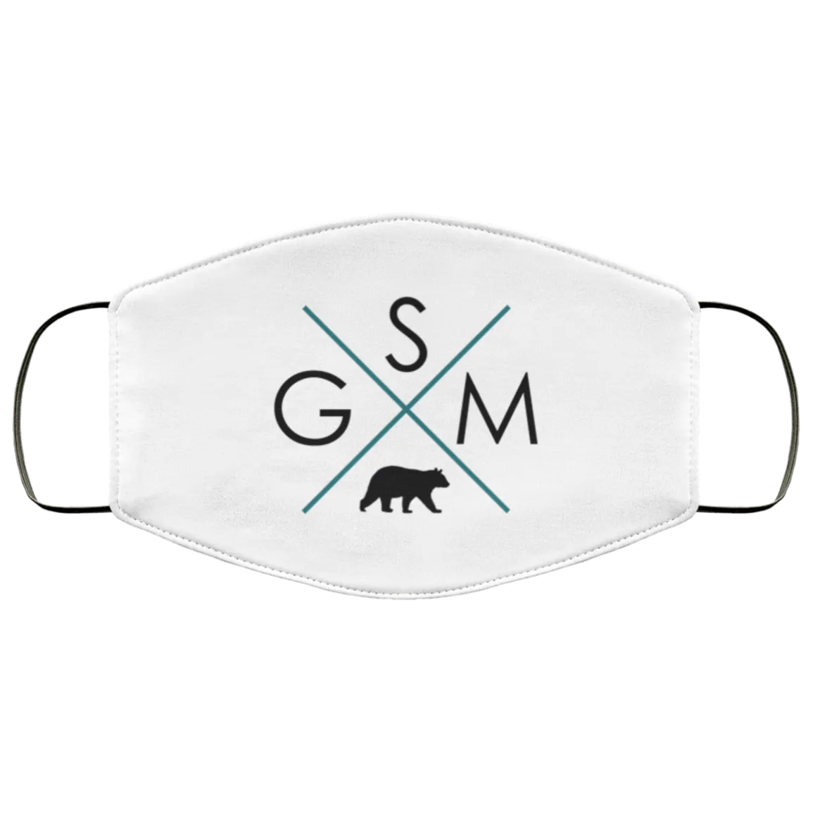 Great Smoky Mountain Cross - Adult Face Mask