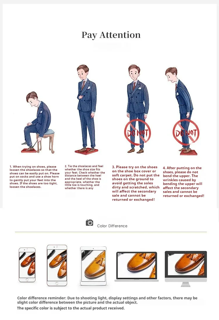 Handmade Carving Brogue Tassel Retro Pointed Toe Business Formal Wear Shoes Casual Leather Shoes Men's Leather Men's Shoes 23981-1