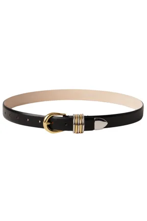 Hollyhock Mixed Metal | Black / Silver & Gold