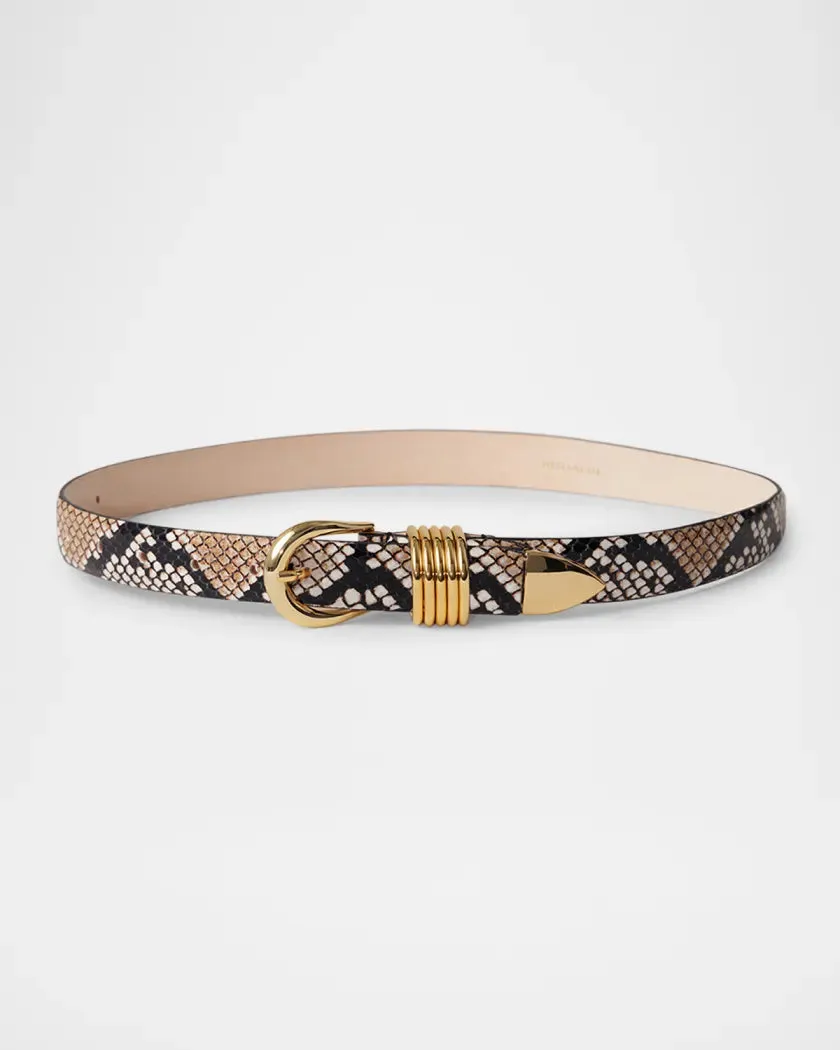 Hollyhock Snake Gold Belt