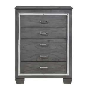 Homelegance Allura Chest in Gray 1916GY-9