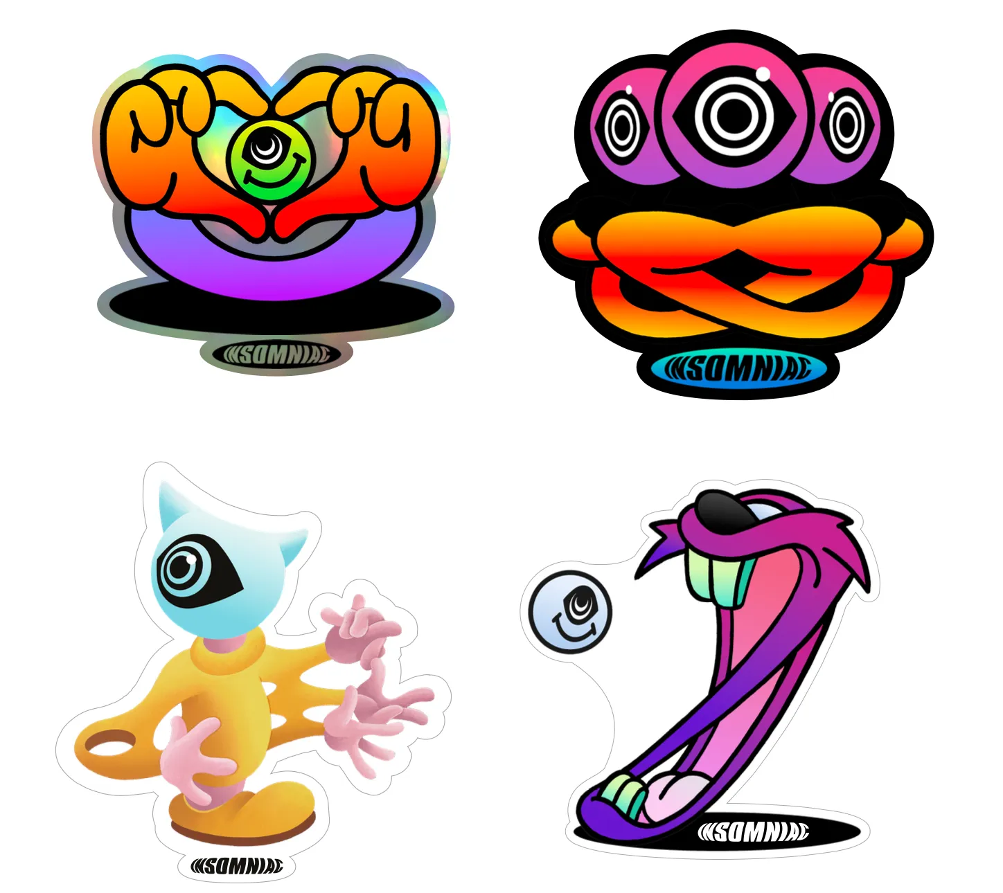 House Brand x Ausgang Sticker Slap Pack
