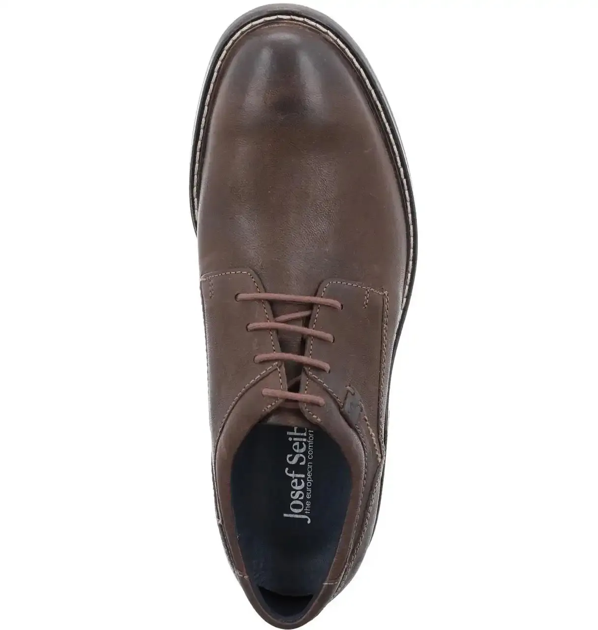 Josef Seibel Mens Earl 05 Camel Brown Leather Shoes