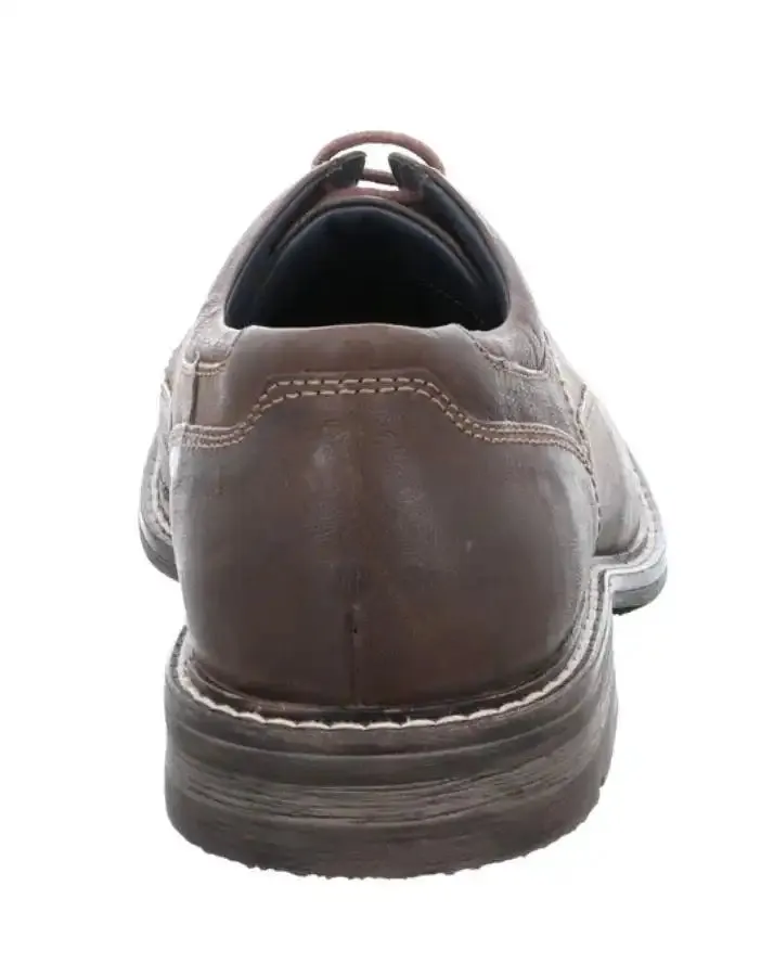 Josef Seibel Mens Earl 05 Camel Brown Leather Shoes