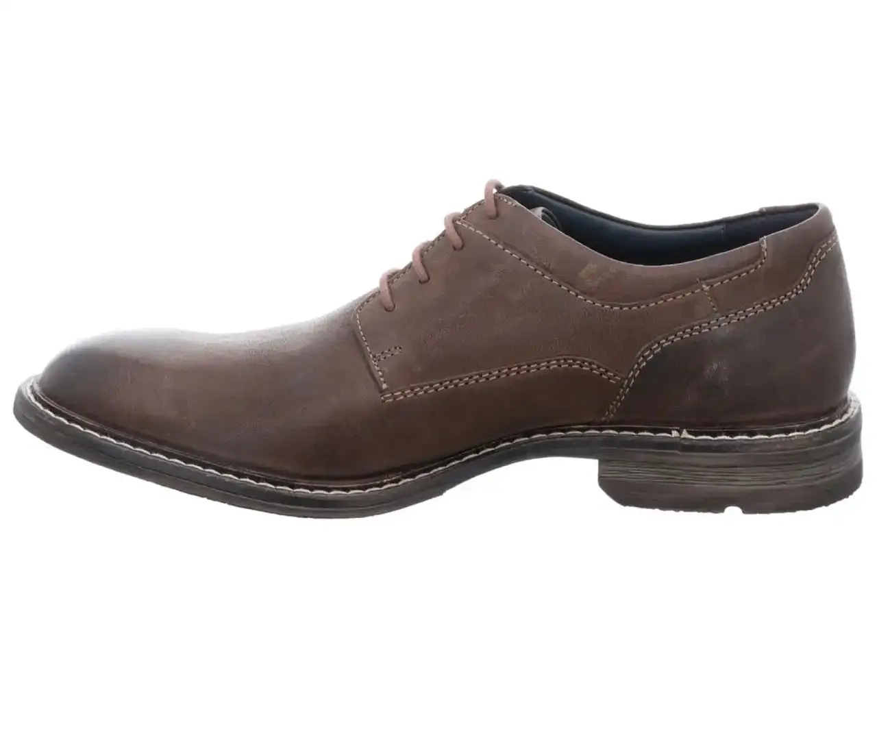 Josef Seibel Mens Earl 05 Camel Brown Leather Shoes