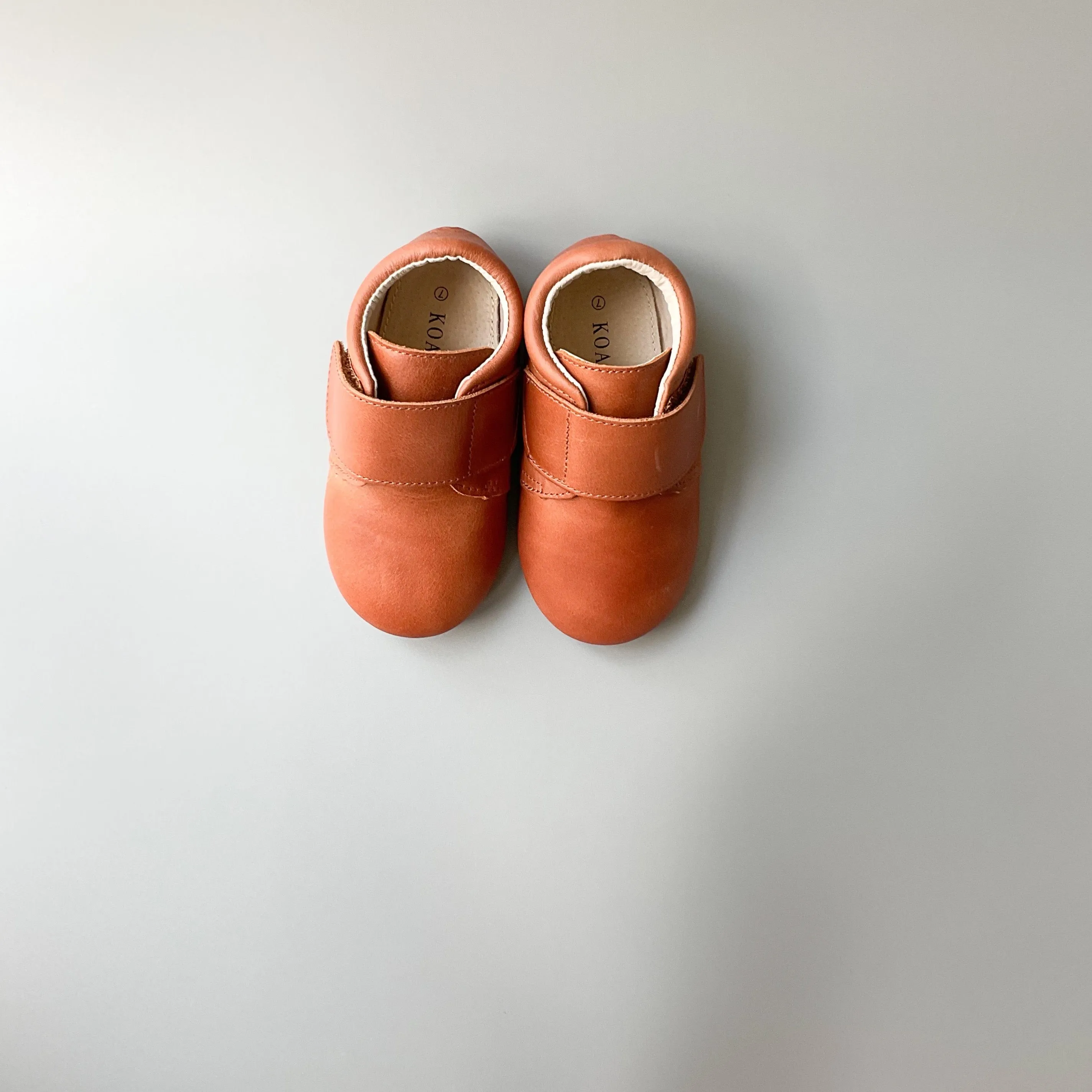 Kicks with Velcro - Dark Brown