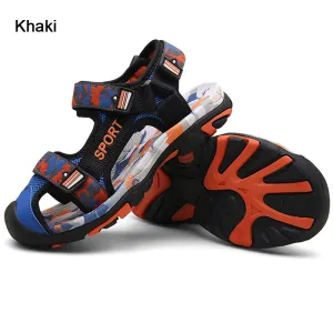 Kids Camouflage Sandals Wrap The Toes  Boys Beach Shoes