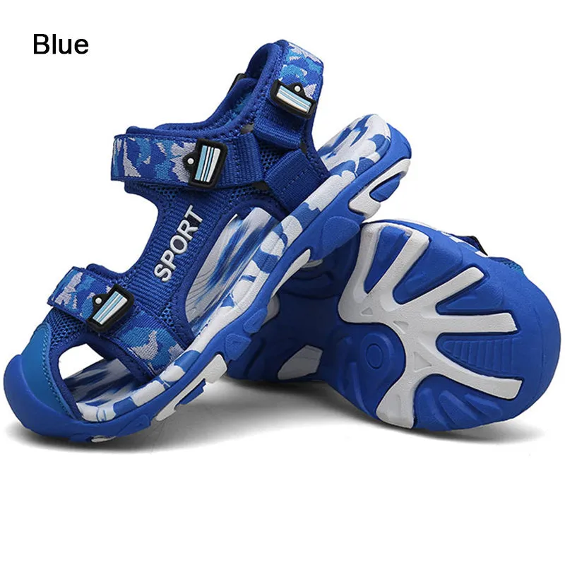 Kids Camouflage Sandals Wrap The Toes  Boys Beach Shoes