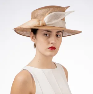 knotted trim ~ cognac / ivory
