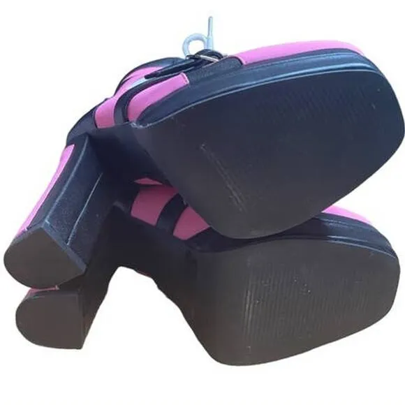 Lady Go Diva Sporty Platform Ankle Boots - Size 8