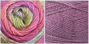 LAVENDER   TULIP - Embossed Phoenix Scarf KIT