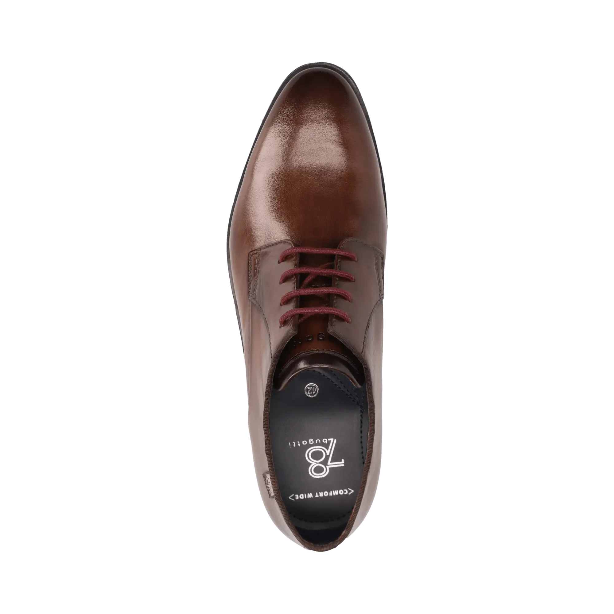 Leder Business Schnürer braun