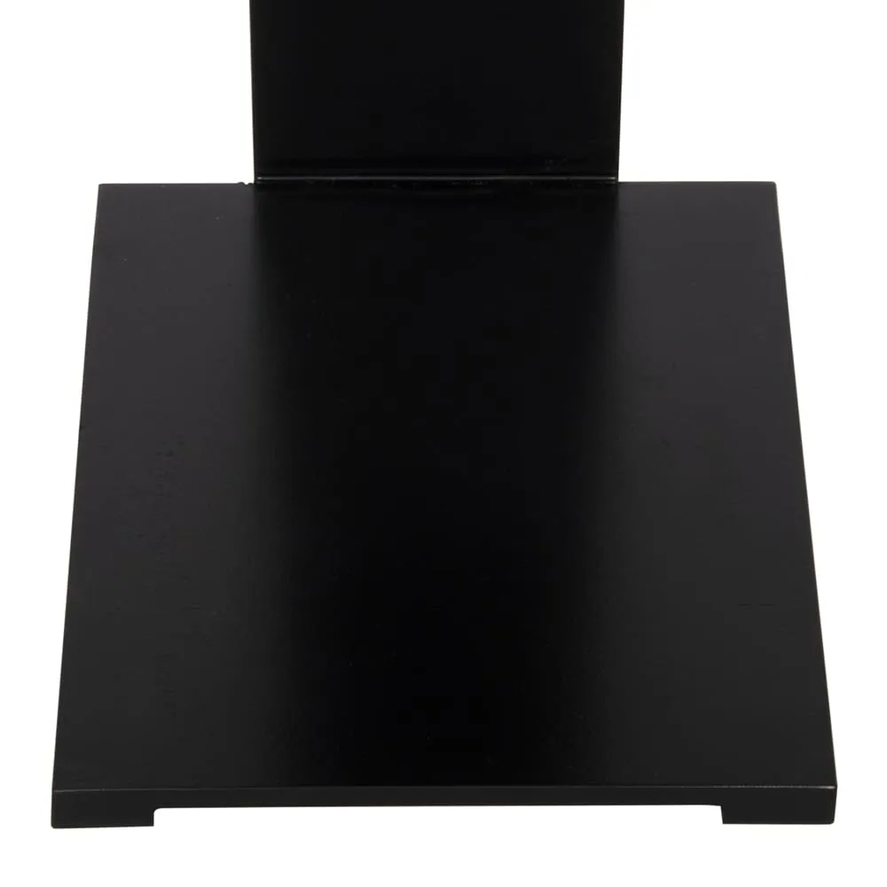 Ledge Side Table with Black Steel