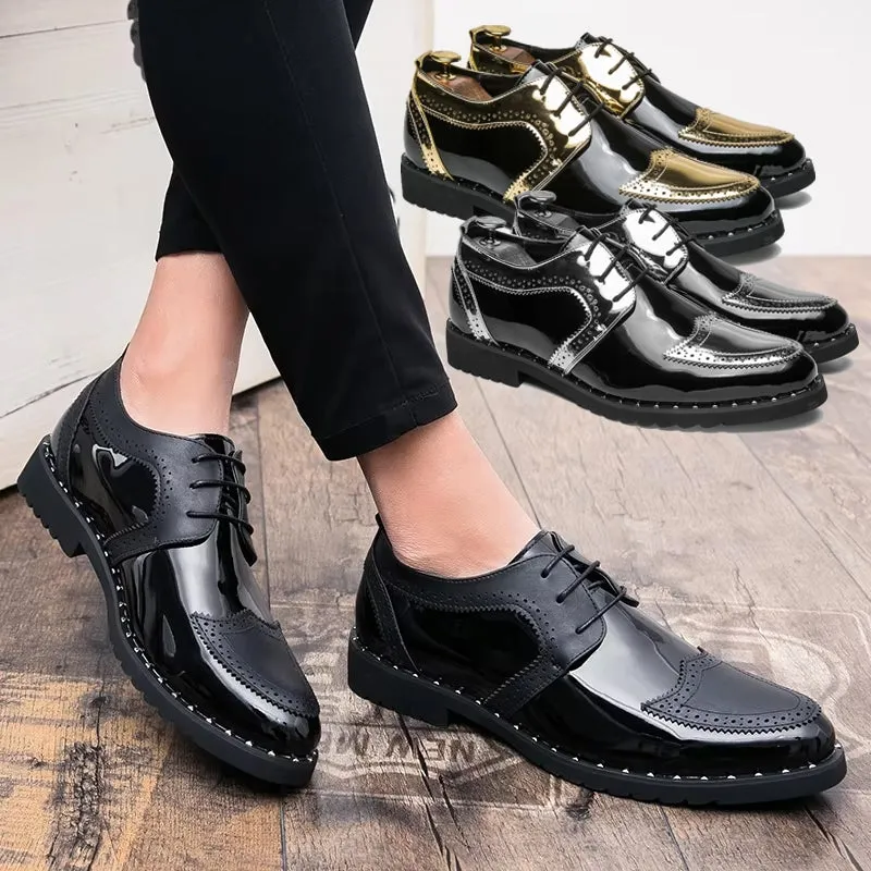 Loafers Shoes Lace Up Low Heel Platform Shoes