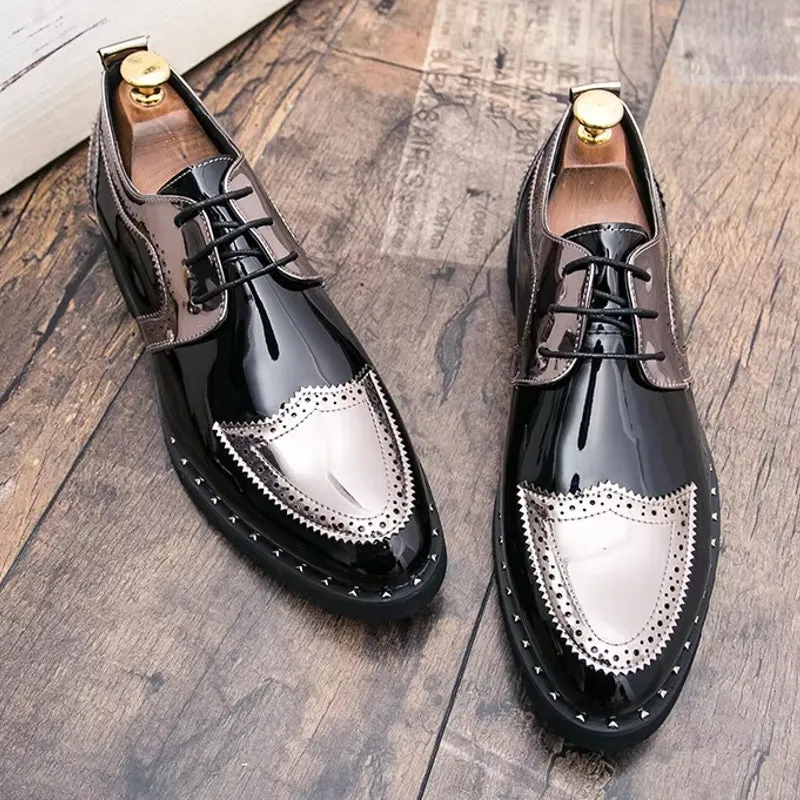 Loafers Shoes Lace Up Low Heel Platform Shoes