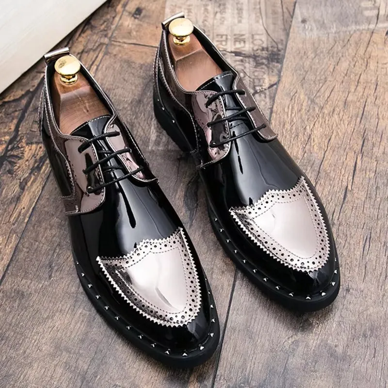 Loafers Shoes Lace Up Low Heel Platform Shoes