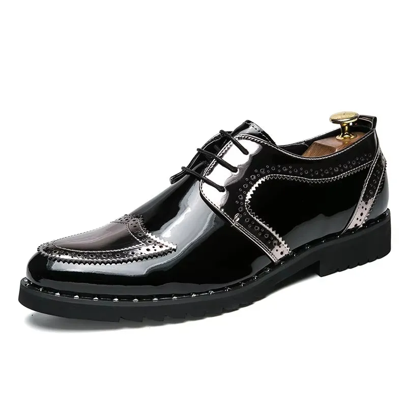 Loafers Shoes Lace Up Low Heel Platform Shoes