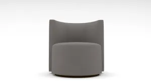 Lucy Half Round Swivel Chair
