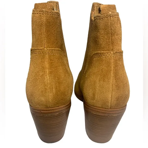 Marc Fisher Mlgardi Leather Suede Ankle Booties Women's
