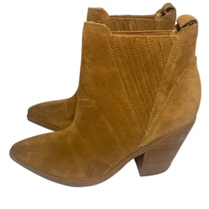Marc Fisher Mlgardi Leather Suede Ankle Booties Women's