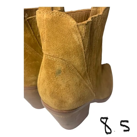 Marc Fisher Mlgardi Leather Suede Ankle Booties Women's
