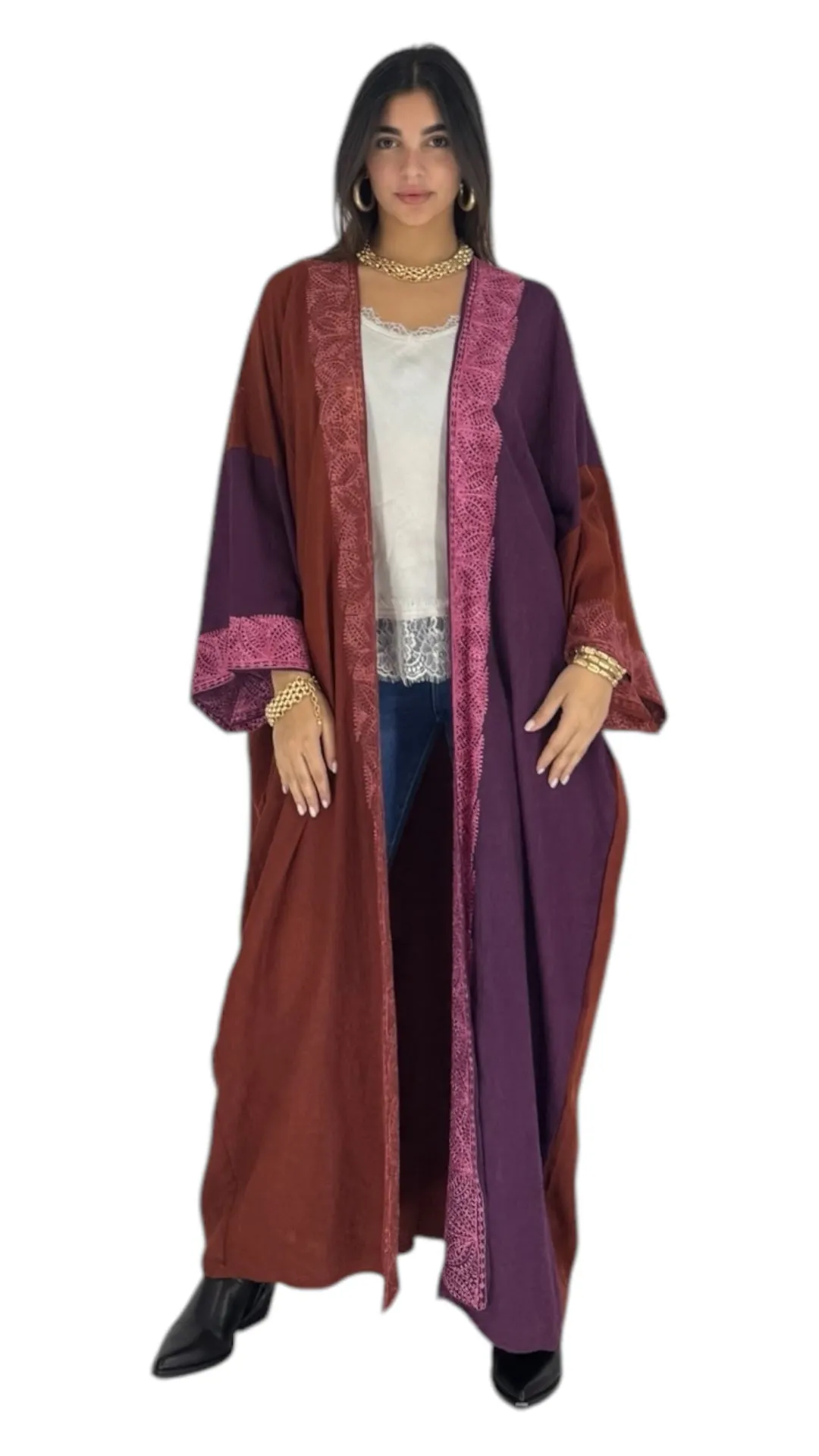 Marvi multi color abaya