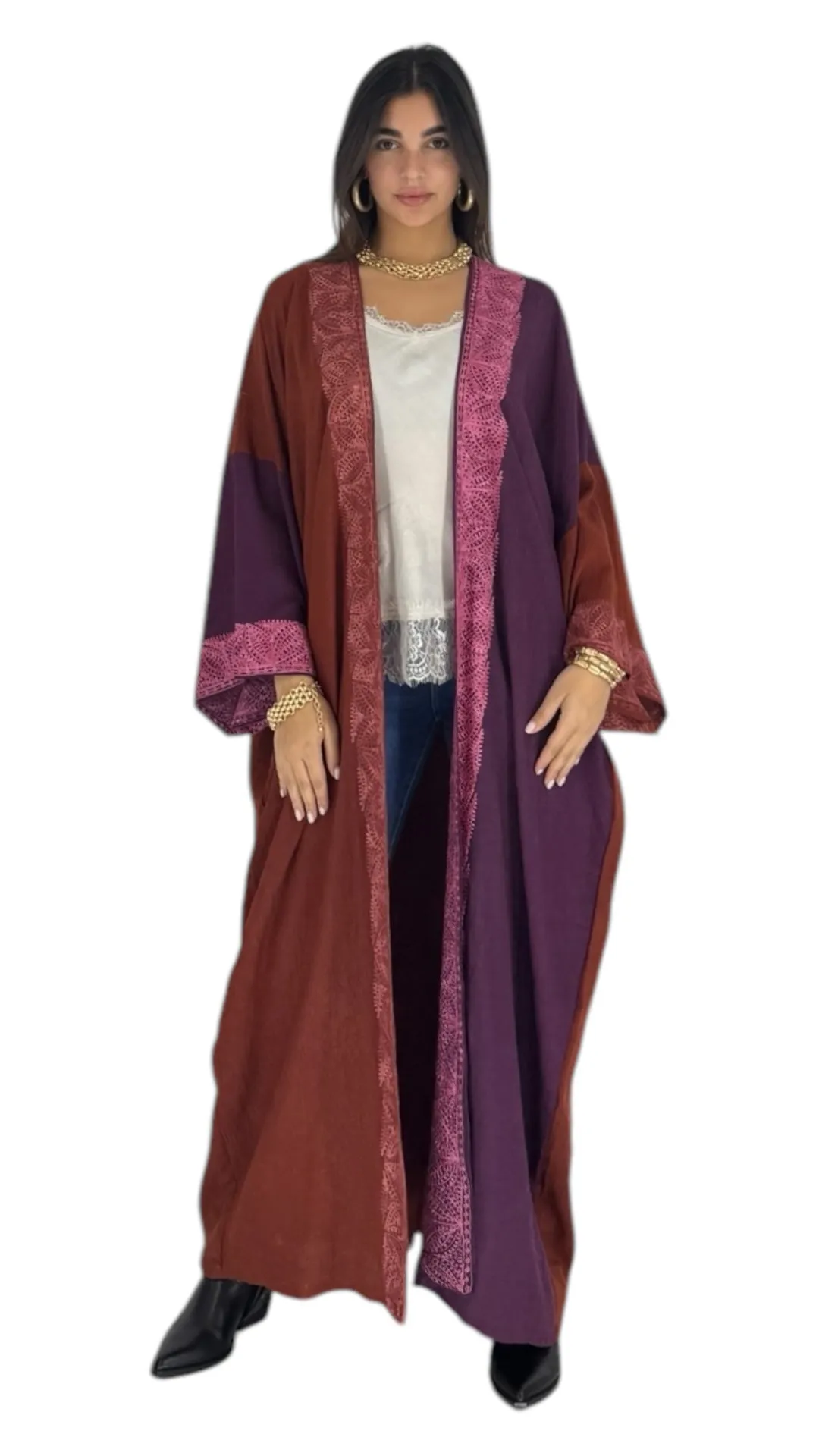 Marvi multi color abaya