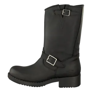 Mid Boot Black/Silver