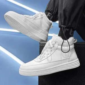 Military Fur Warm Shoes For Men