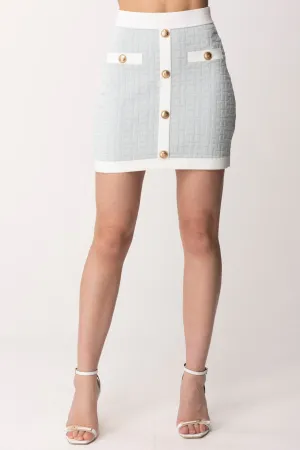 Minigonna Embossed