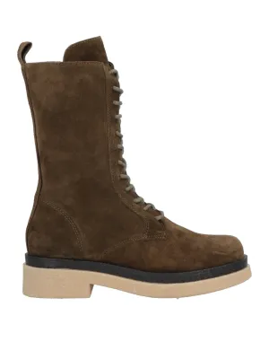 MISS UNIQUE Leather Ankle boots (17158380XX) Woman